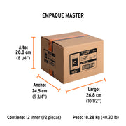 Estuche con 3 puntas bristol M12 largo 3', TRUPER EXPERT