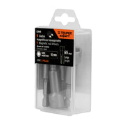 Estuche con 5 dados magnéticos de 10 mm largo 2-1/2', EXPERT