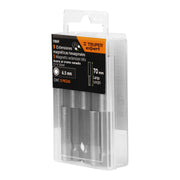 Estuche con 5 extensiones de 70 mm, magnéticas, EXPERT