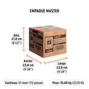 Estuche con 5 extensiones de 70 mm, magnéticas, EXPERT