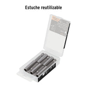 Estuche con 5 extensiones de 70 mm, magnéticas, EXPERT