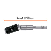 Extensión magnética articulada 3 1/2', para puntas, EXPERT