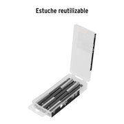 Estuche con 5 extensiones de 100 mm, magnéticas, EXPERT