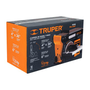 Lijadora de banda y disco 4 x 6', 1/2 HP (375 W), TRUPER