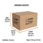 Pulidora doble acción 6', 900W, TRUPER PRO