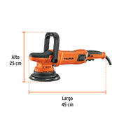 Pulidora doble acción 6', 900W, TRUPER PRO