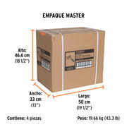Pulidora rotativa 7', 1200W, TRUPER INDUSTRIAL