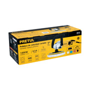Pulidora rotativa 7', 1200W, con accesorios, PRETUL