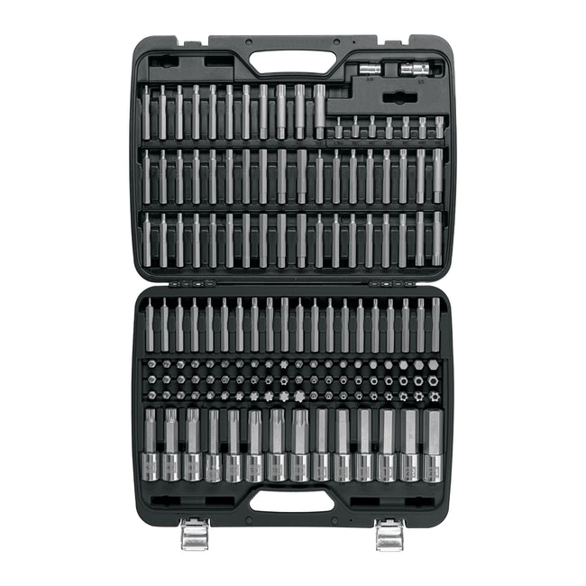 Juego de puntas y dados con punta para mecánica, 150 piezas