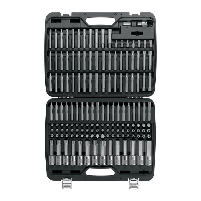 Juego de puntas y dados con punta para mecánica, 150 piezas