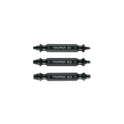 Blíster con 3 puntas extractoras de tornillos, TRUPER