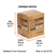 Blíster con 3 puntas extractoras de tornillos, TRUPER