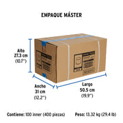 Reducción bushing de PVC 1-1/4 x 1', FOSET