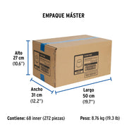 Reducción bushing de PVC 1-1/2 x 1-1/4', FOSET