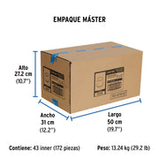 Reducción bushing de PVC 2 x 1-1/2', FOSET