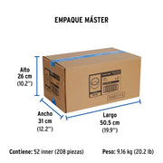 Tapón de PVC 1-1/2', FOSET