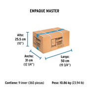 Codo 90° de PVC de 3/4', FOSET