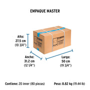 Codo 90° de PVC de 1-1/2', FOSET