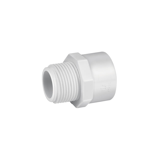 Adaptador macho de PVC de 3/4', FOSET