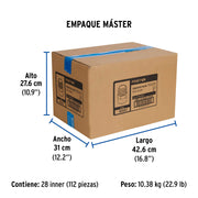 Adaptador macho de PVC de 2', FOSET