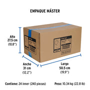 Codo 45° de PVC de 1', FOSET