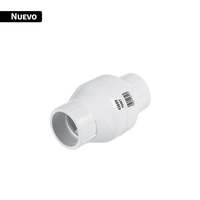 Válvula check de PVC 2' para cementar, FOSET
