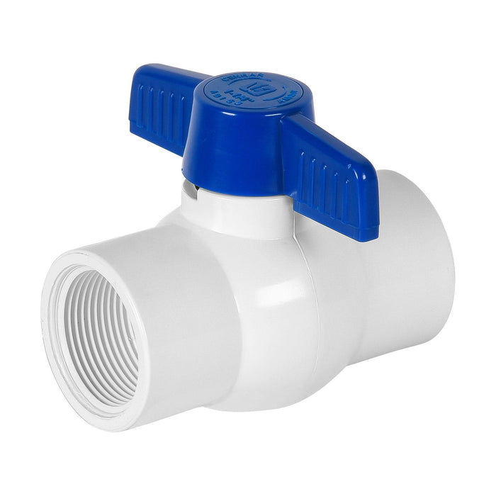 Válvula esfera de PVC 1-1/4' roscable, FOSET