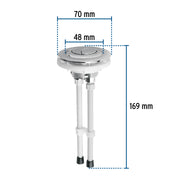 Botón superior universal para válvula dual de WC, FOSET