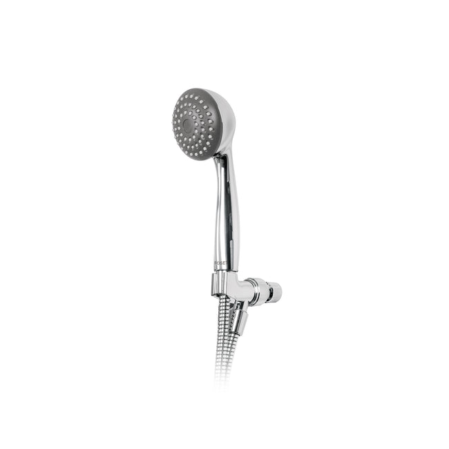 Regadera de teléfono 3-1/4, ABS, con soporte, cromo, AERO