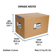 Regadera de teléfono 3-1/4, ABS, con soporte, cromo, AERO