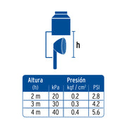 Regadera de teléfono 3-1/4, ABS, con soporte, cromo, AERO