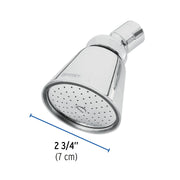 Regadera redonda 2-3/4', latón, sin brazo, cromo, AERO