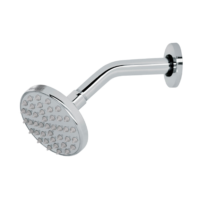 Regadera cromo 4' plato redondo, con brazo, FOSET ELEMENT