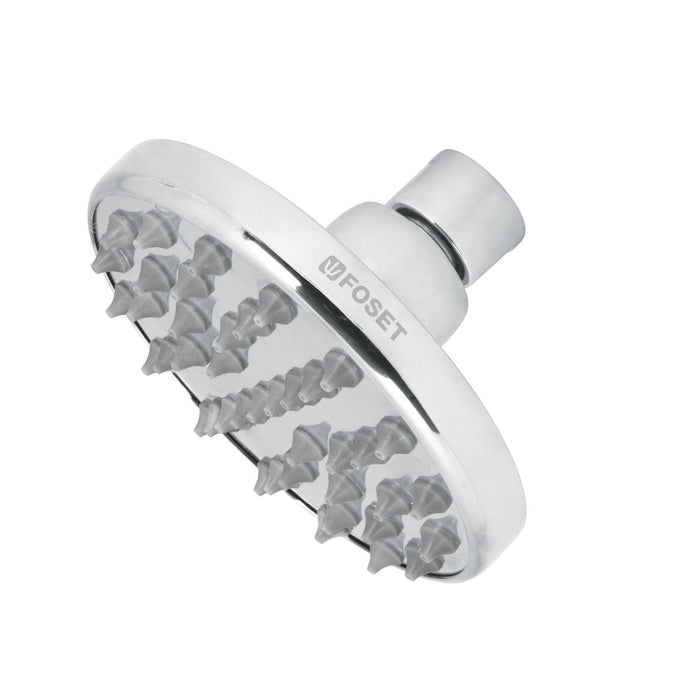 Regadera cromo 4' plato redondo, sin brazo, FOSET ELEMENT