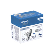 Regadera cromo 4' plato redondo, sin brazo, FOSET ELEMENT
