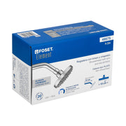 Regadera cromo 4' plato redondo, con brazo, FOSET ELEMENT