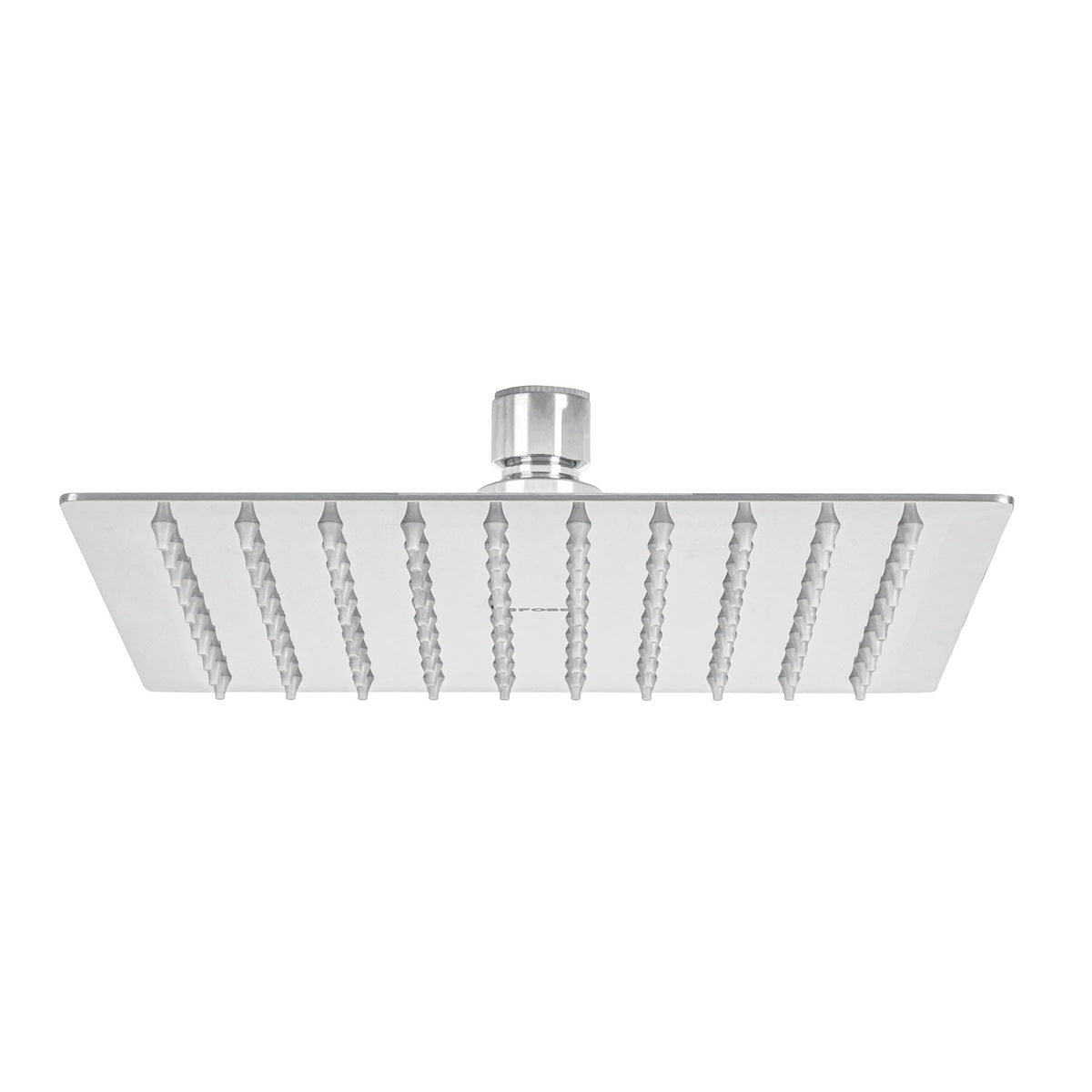 Regadera plato cuadrado 8' sin brazo, cromo, FOSET RIVIERA