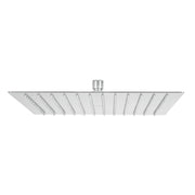 Regadera plato cuadrado 12' sin brazo, cromo, FOSET RIVIERA