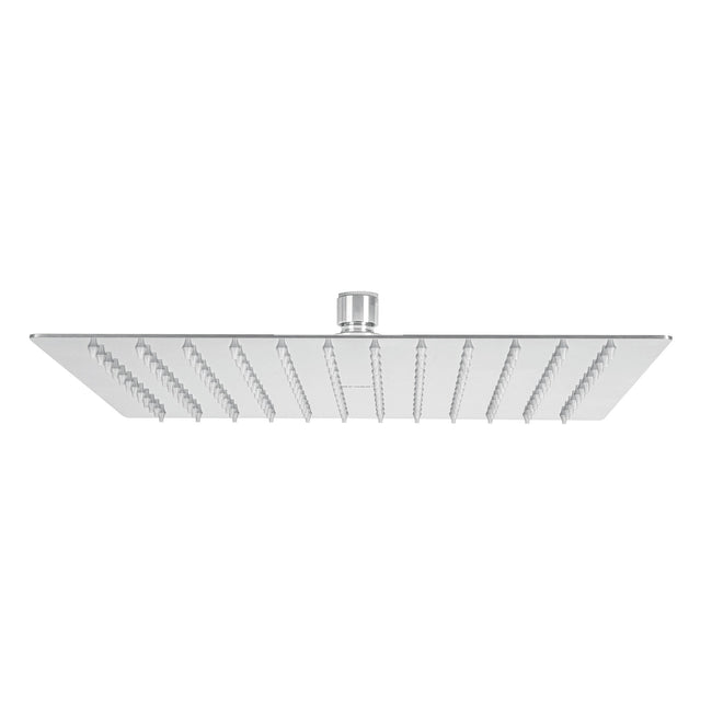 Regadera plato cuadrado 12' sin brazo, cromo, FOSET RIVIERA