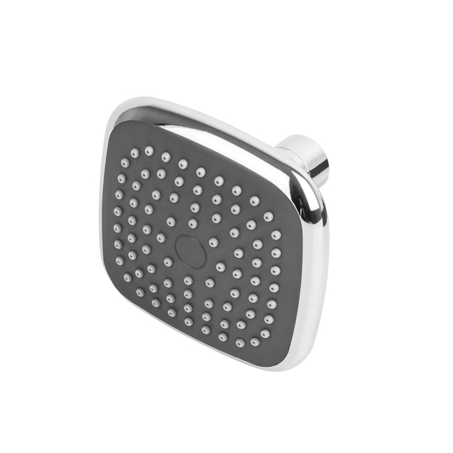 Regadera cuadrada de ABS 3-3/4' sin brazo, FOSET BASIC