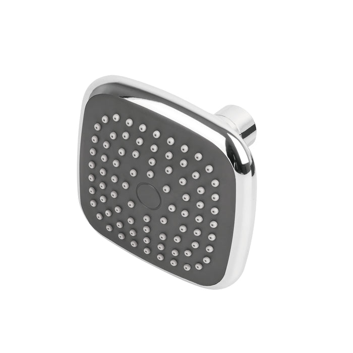 Regadera cuadrada de ABS 3-3/4' sin brazo, FOSET BASIC