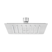 Regadera cuadrada 6', acero inox, sin brazo, cromo, TÚBIG