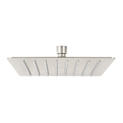 Regadera cuadrada 8', acero inox, sin brazo, satín, TÚBIG