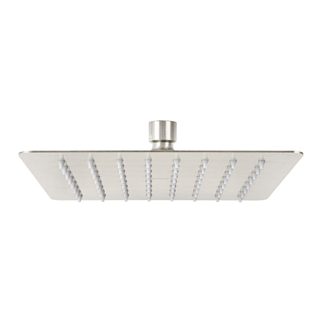 Regadera cuadrada 8', acero inox, sin brazo, satín, TÚBIG