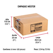 Bolsa c/50 remaches 1/8'x5/16' negros de aluminio, ala 1/4'