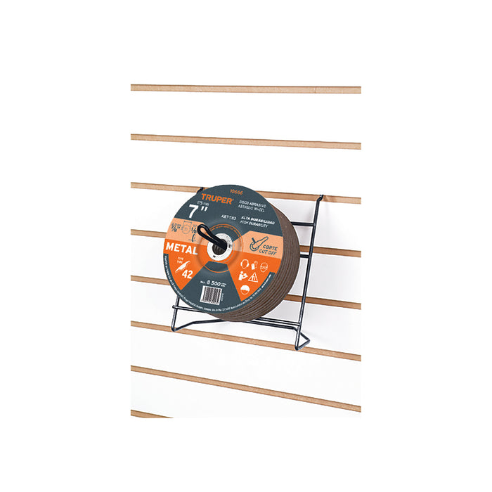 Rack para discos abrasivos 7 y 9', TRUPER