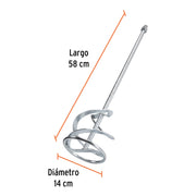 Varilla mezcladora para MEZ-150N, TRUPER