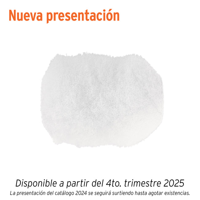 Bolsa c/1 felpa para mini rodillo poliéster 4'x3/4', TRUPER