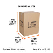 Felpa para rodillo 9 x 3/8' de esponja, superficies lisas
