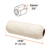 Felpa para rodillo 9 x 3/4' superficies rugosas, EXPERT